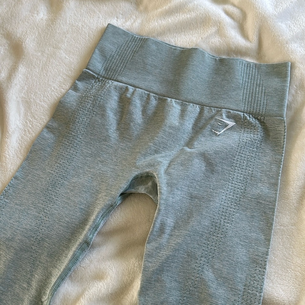 Gym Shark - Vital Seamless Legging - Light Green Marl - Size S